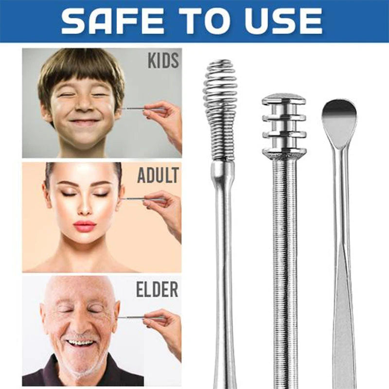 Ear Wax Cleaner Tool Kit β Set Of 6 Pieces