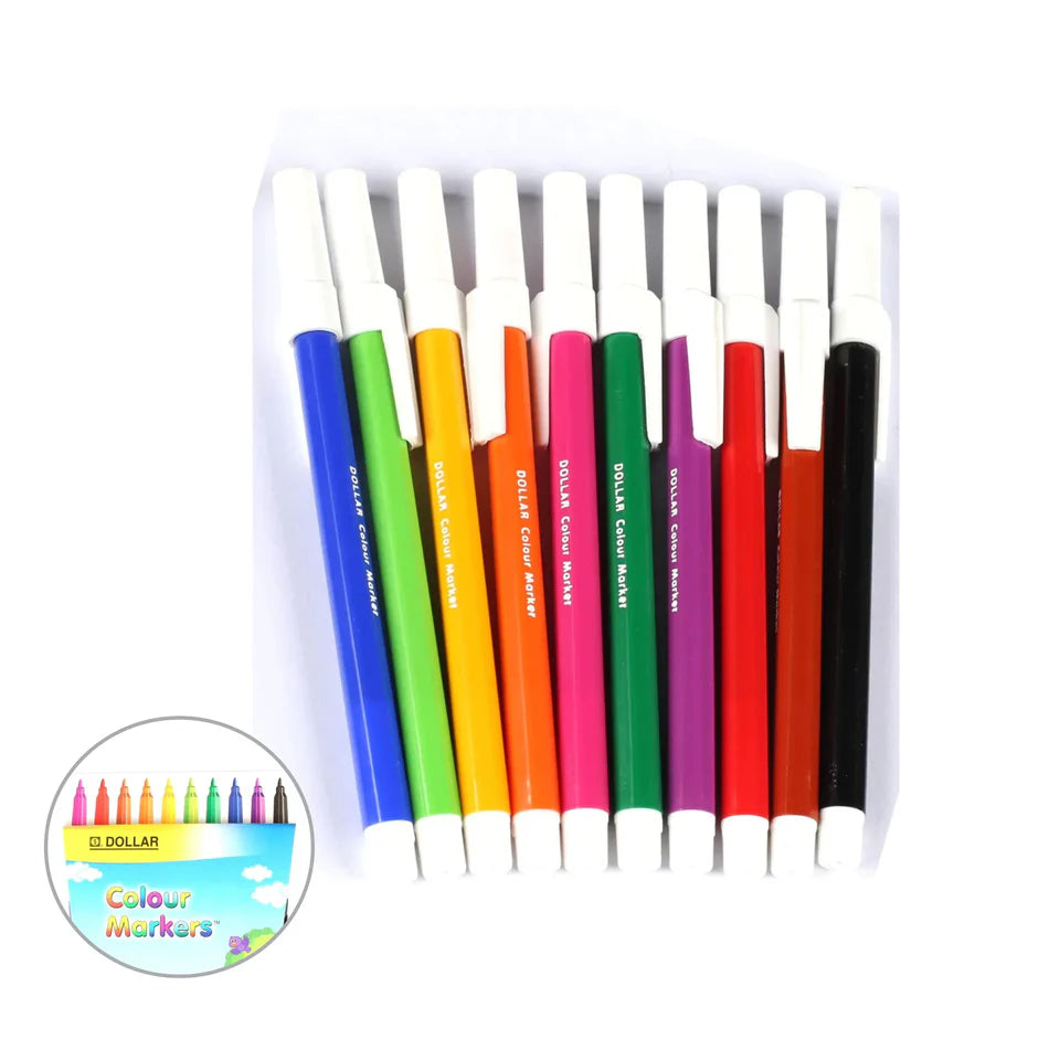 DOLLAR 10 MIX COLOR MARKERS