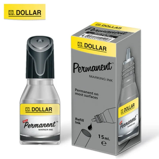 DOLLAR PERMANENT MARKER INK 15ML