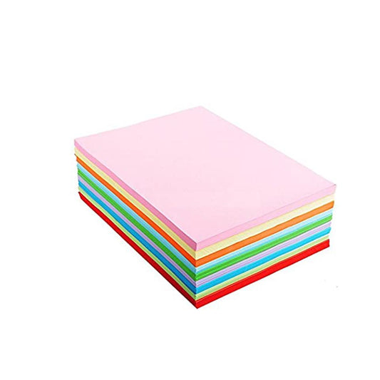 COLORFUL A4 PAPERS 10 PCS