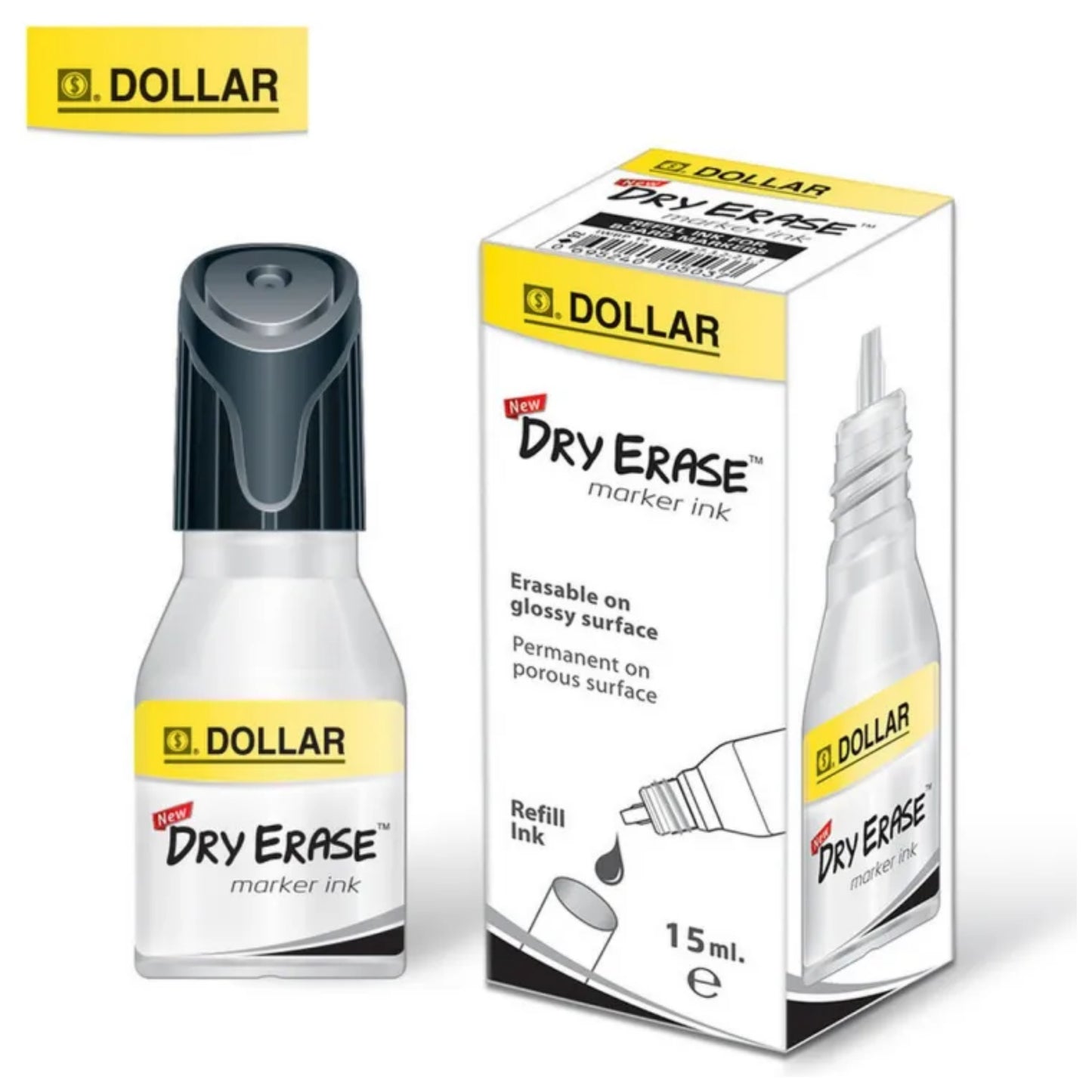 DOLLAR DRY ERASE MARKER INK 15ML